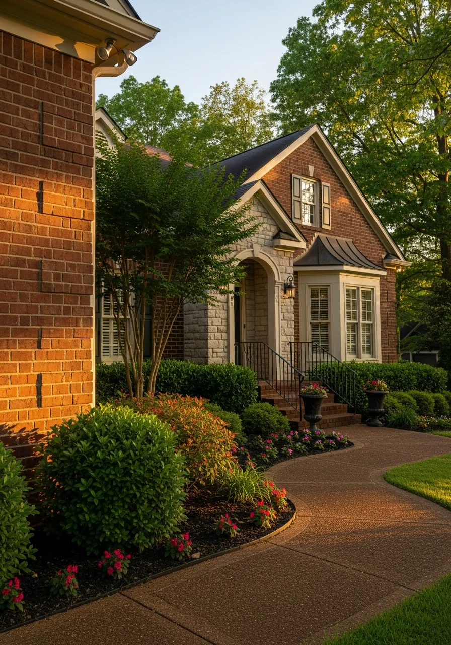 Savannah home with traditional design set on landscaped grounds in Hardin County.